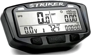 Trail Tech 712-115 Striker Speedometer Digital Gauge Kit with Volt Meter