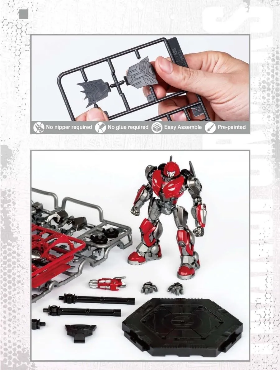 Transformers Cliffjumper Figure Model Kit – Cybertron Easy to Assemble 3D Articulated Action Figure Pre Painted Collectible Series Toys Hobby 08118