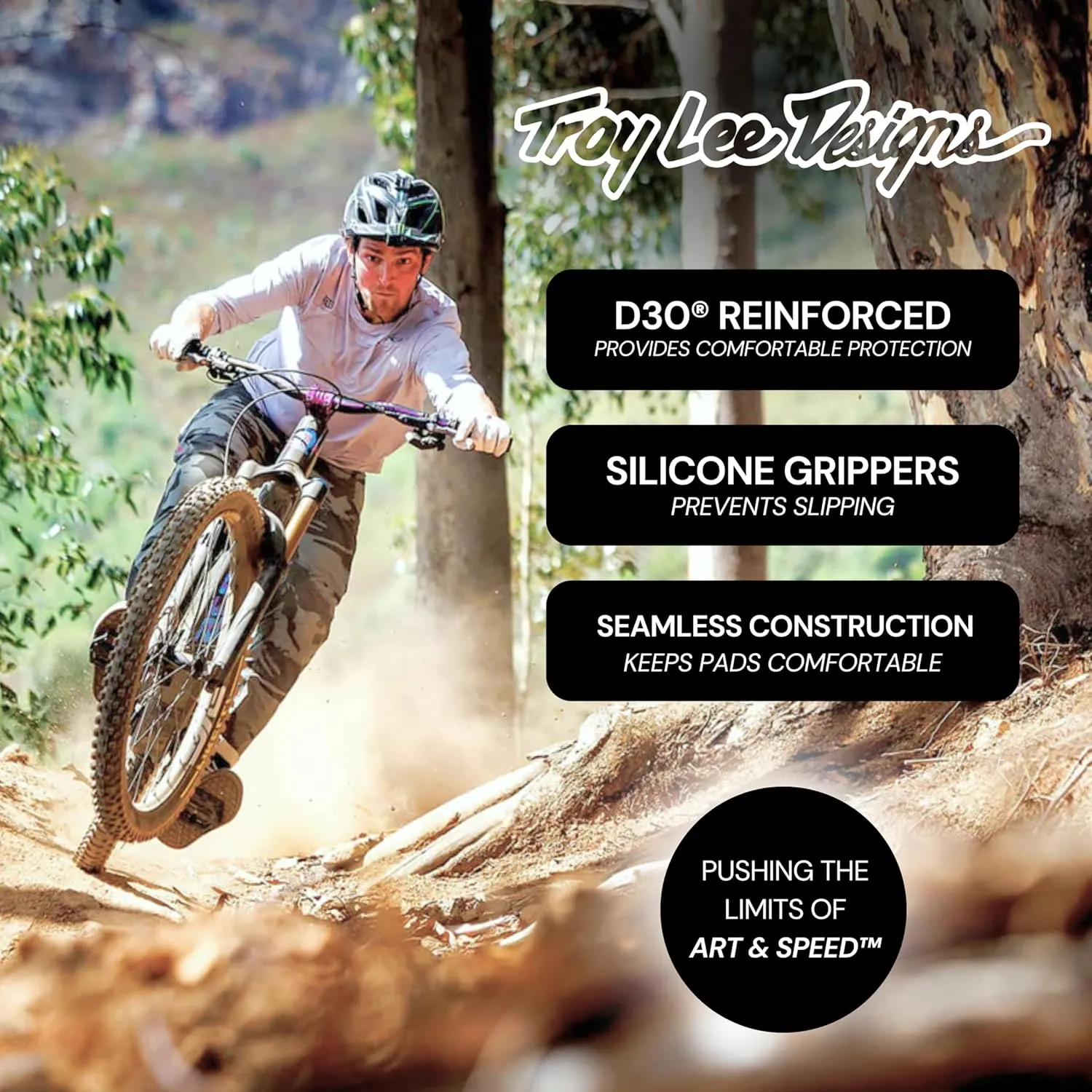 Troy Lee Designs Speed Knee Sleeve; Black MD/LG Adult MD/LG