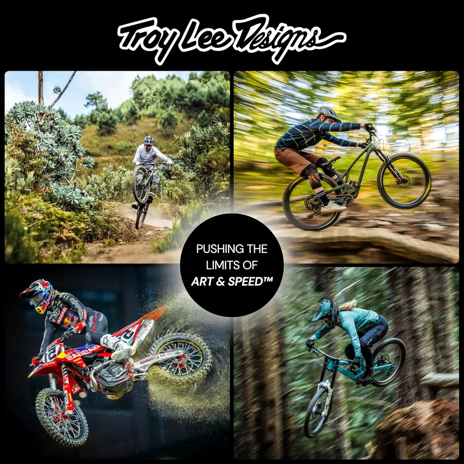 Troy Lee Designs Speed Knee Sleeve; Black MD/LG Adult MD/LG