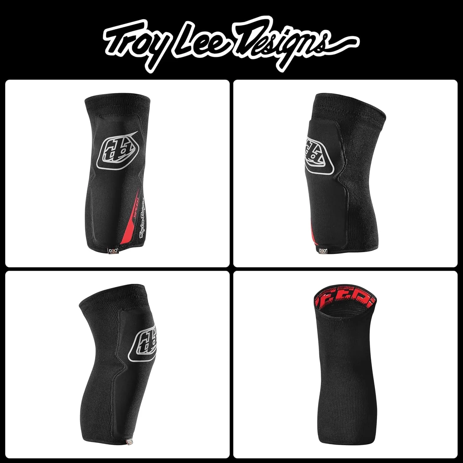 Troy Lee Designs Speed Knee Sleeve; Black MD/LG Adult MD/LG