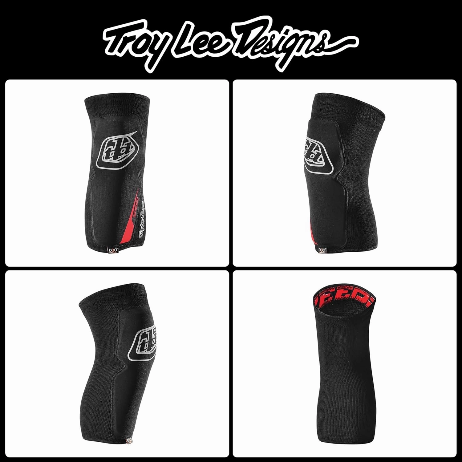 Troy Lee Designs Speed Adult Knee Guard BMX Body Armor - Black