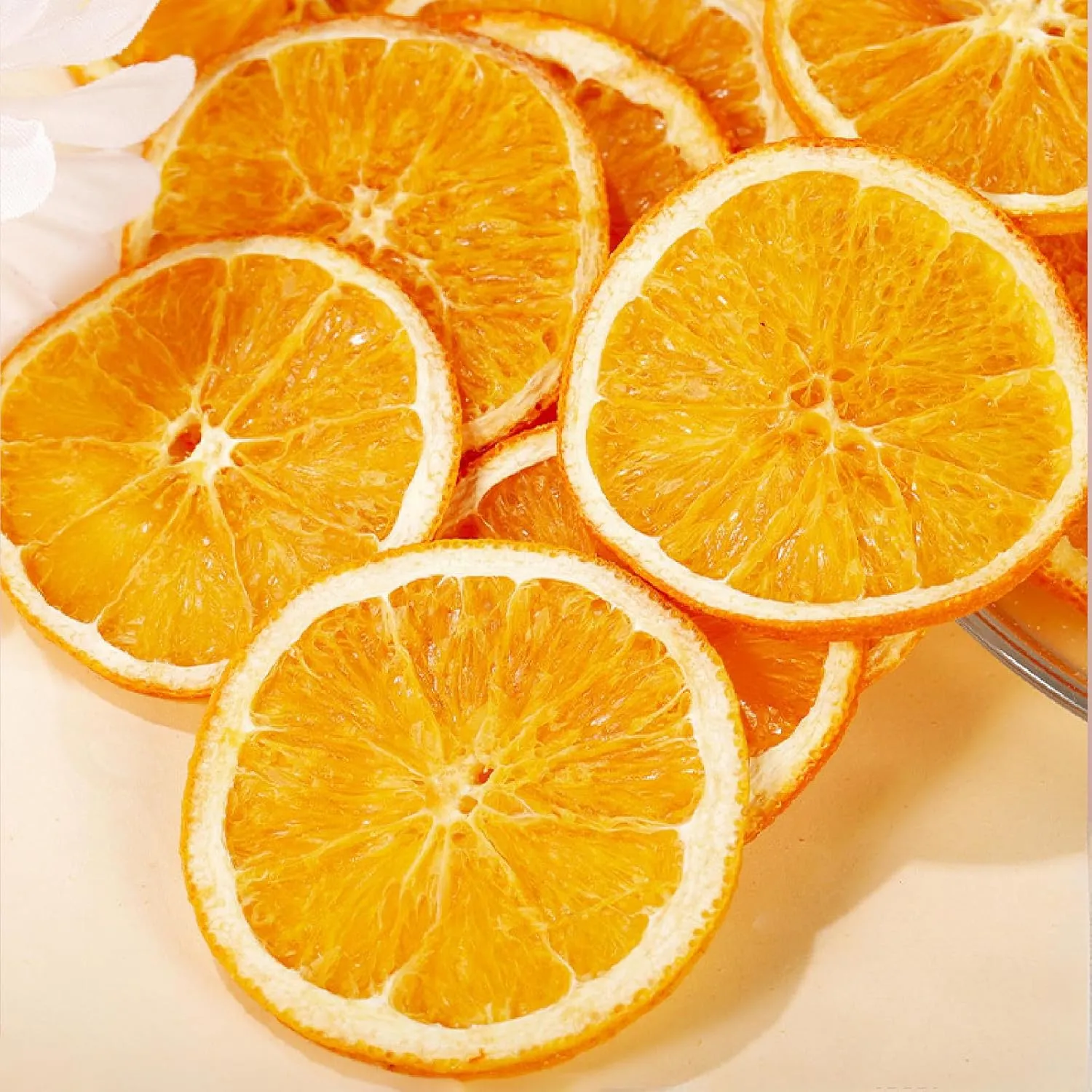 TXDYNLLK Dried Orange Slices 17.6oz(500g) Dehydrated Oranges for Vibrant Cocktails, Festive Christmas Decor, Aromatic Candles, Creative Crafts-Citrus Wheels Perfect for Flavorful Fruit Tea