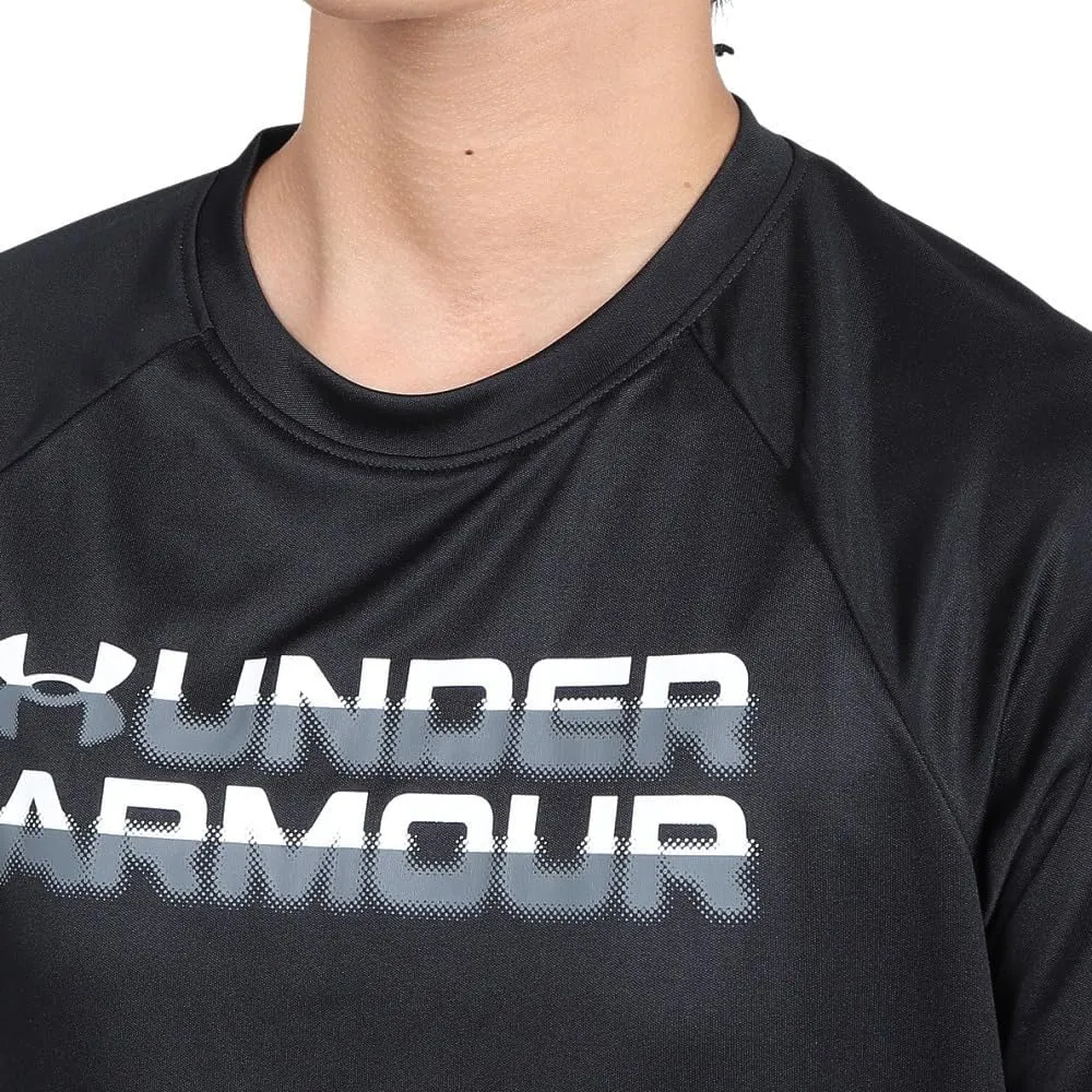 Under Armour Boys' Tech Split Logo Short Sleeve T Shirt