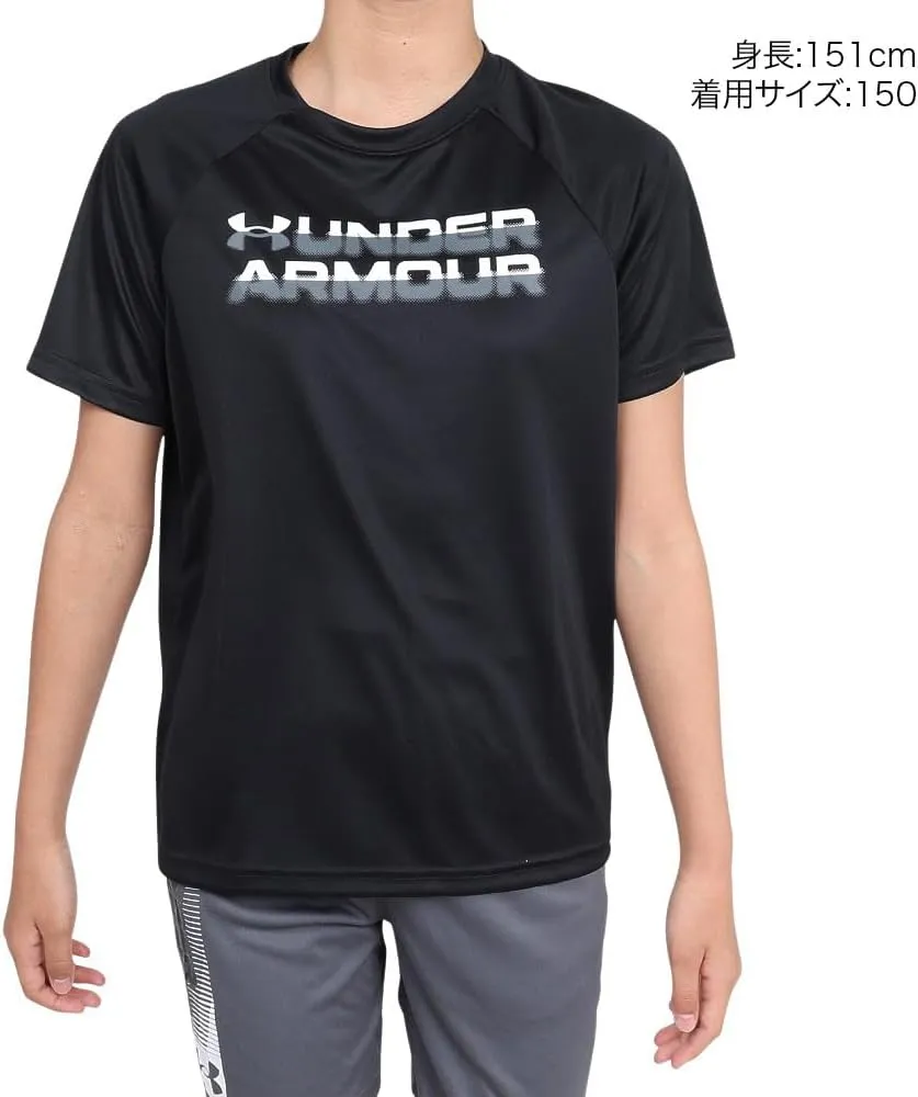 Under Armour Boys' Tech Split Logo Short Sleeve T Shirt