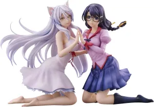 Union Creative-Nekomonogatari Tsubasa Hanekawa 2pk Set Complete Figure