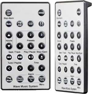 Universal Replacement Remote Control for Bose Sound Touch Wave Music Radio System I II III IV (Without Battery)-Silver