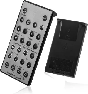 Universal Replacement Remote Control for Bose Wave Sound Touch Music Radio System I II III IV - Without Battery Silver Color