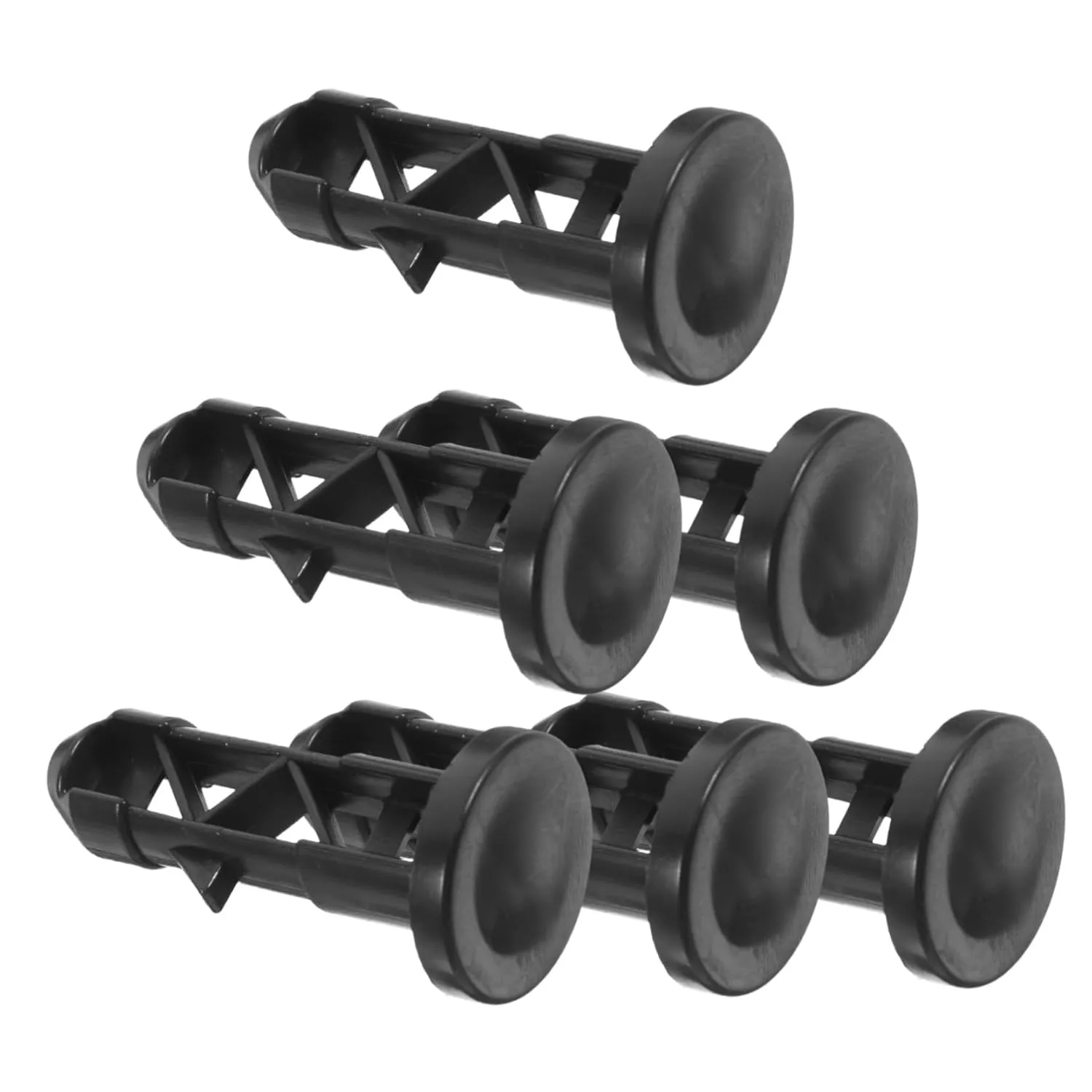 UPKOCH 6Pcs Wheeled Trash Can Lid Latch Pins for Outdoor Garbage Bins Durable Hinged Plug Link Bolts Secure Closure for Waste Containers Easy to Clean Install