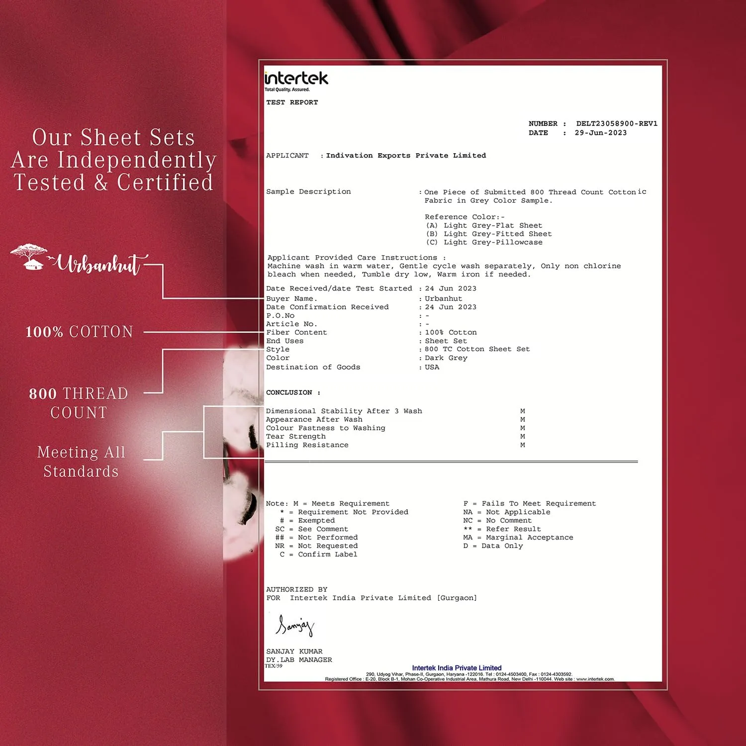 URBANHUT 800 Thread Count Egyptian Cotton Sheets Set King Size, Long Staple Sheets, Soft & Breathable, 4 Pc Bed Sheet Sets For King Size Bed, Luxury Hotel Sateen Sheets Fits 16" Deep Pocket - Burgundy