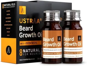 Ustraa Beard Growth Oil (35 ml) -Set of 2