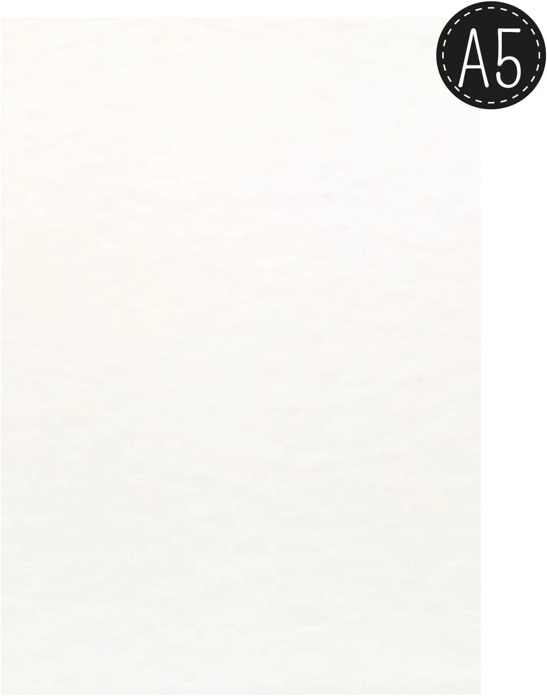 Vaessen Creative Florence Watercolour Paper A5, Ivory, 300 GSM, Artist Grade Quality, Textured Surface, 15 Sheets for Painting, Handlettering, Art Projects