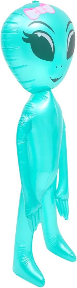 Vaguelly Inflatable Alien Balloon Large 125cm Party Inflatables Halloween Toy Pvc Decor