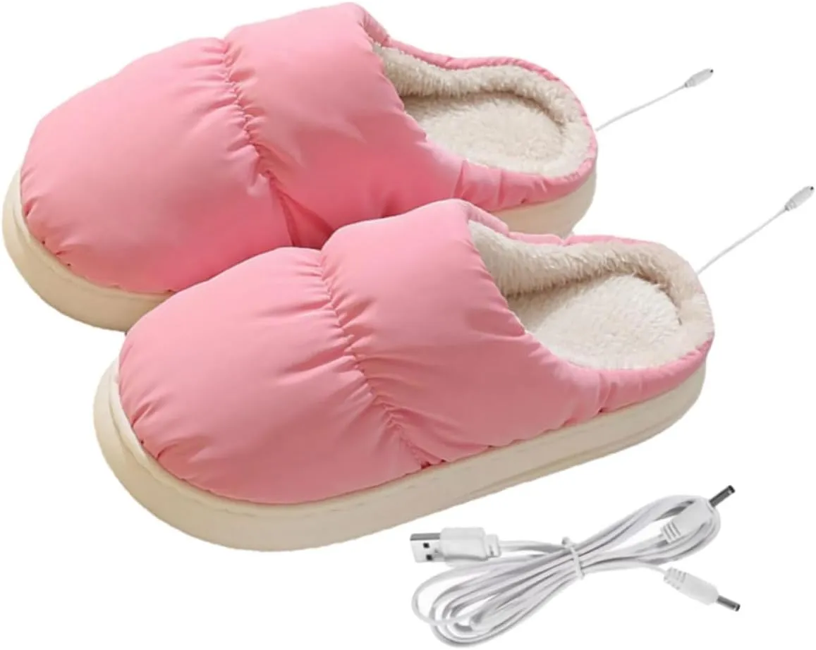 VANZACK Warm Shoes Foot Warmer and Slip Indoors Heating Files Reusable Protector Ankle with Make Electric for