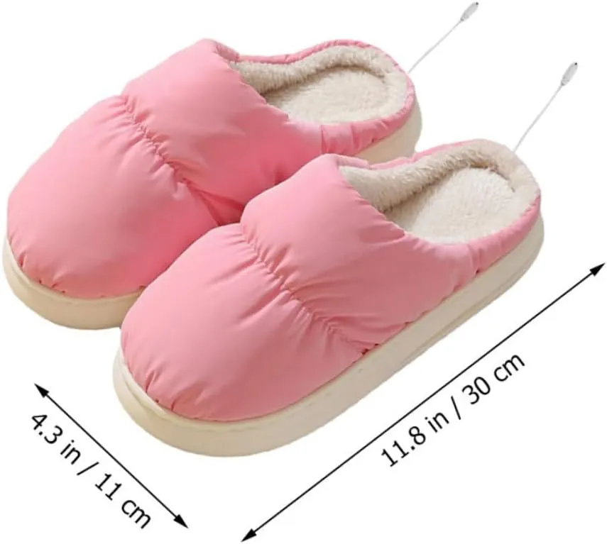 VANZACK Warm Shoes Foot Warmer and Slip Indoors Heating Files Reusable Protector Ankle with Make Electric for