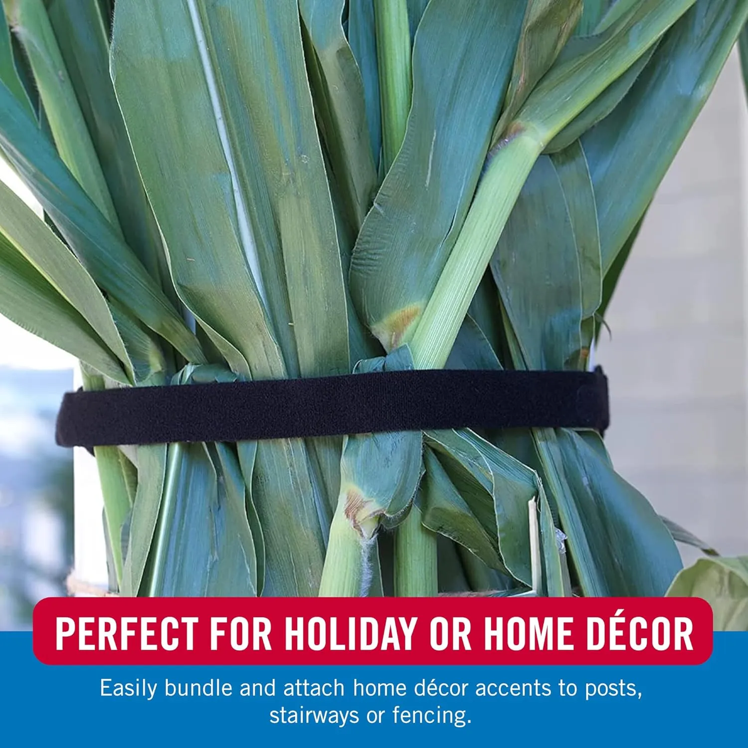 VELCRO Brand Cut to Length Straps Heavy Duty | 45 Ft x 3/4 in | ONE-WRAP Self-Gripping Double Sided Roll | Bundling Ties Fasten to Themselves for Secure Hold, VEL-30835-AMS, White