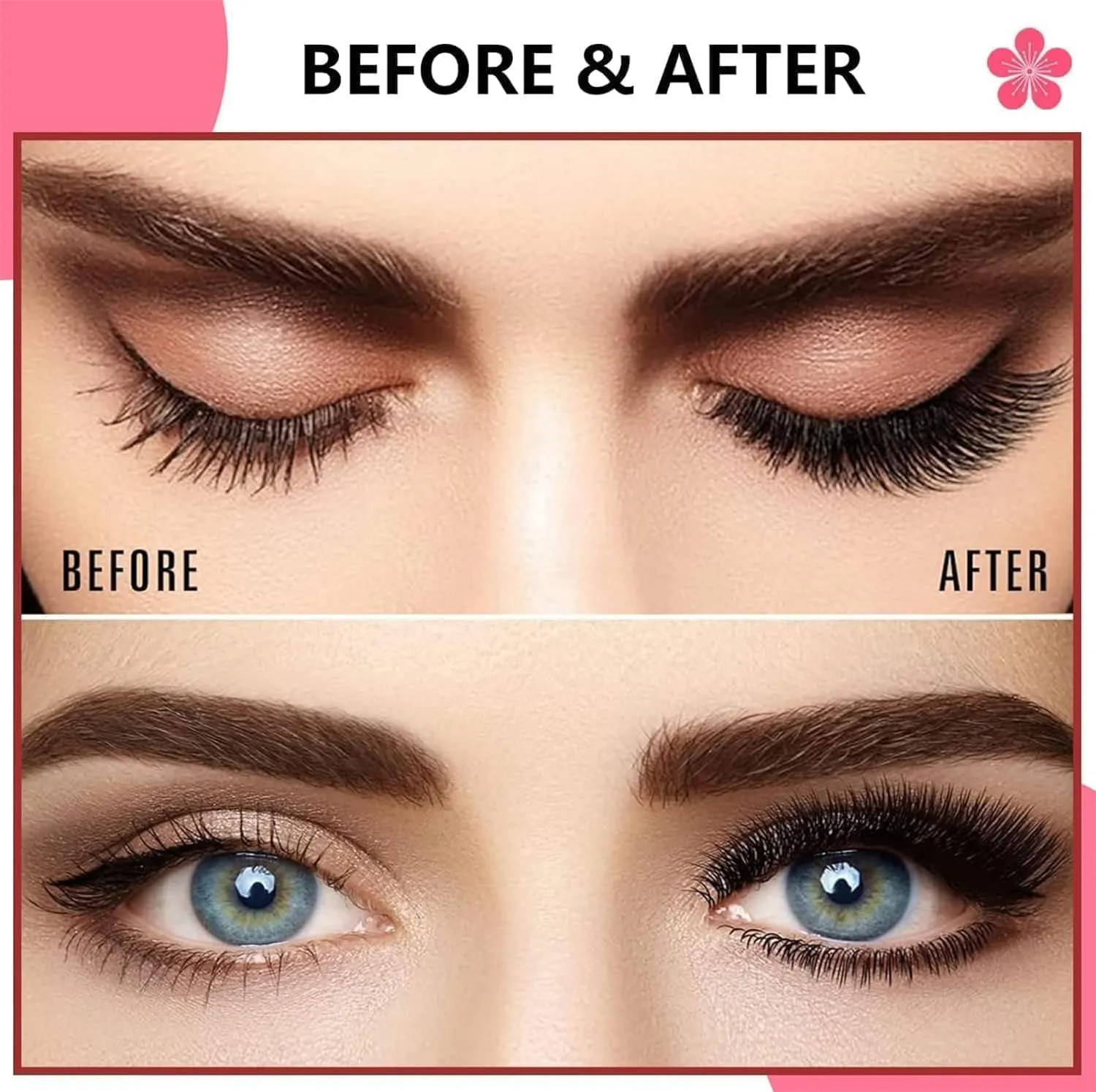 Velleara Magnetic Lashes, 2025 New Reusable Magnetic Eyelashes Natural Look with Applicator (Natural)