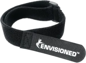 Velour Cinch Straps 1.5" x 20" - 6 Pack, Soft Touch Microfiber Reusable Hook and Loop - Plus 2 Free Bonus Reusable Cable Ties
