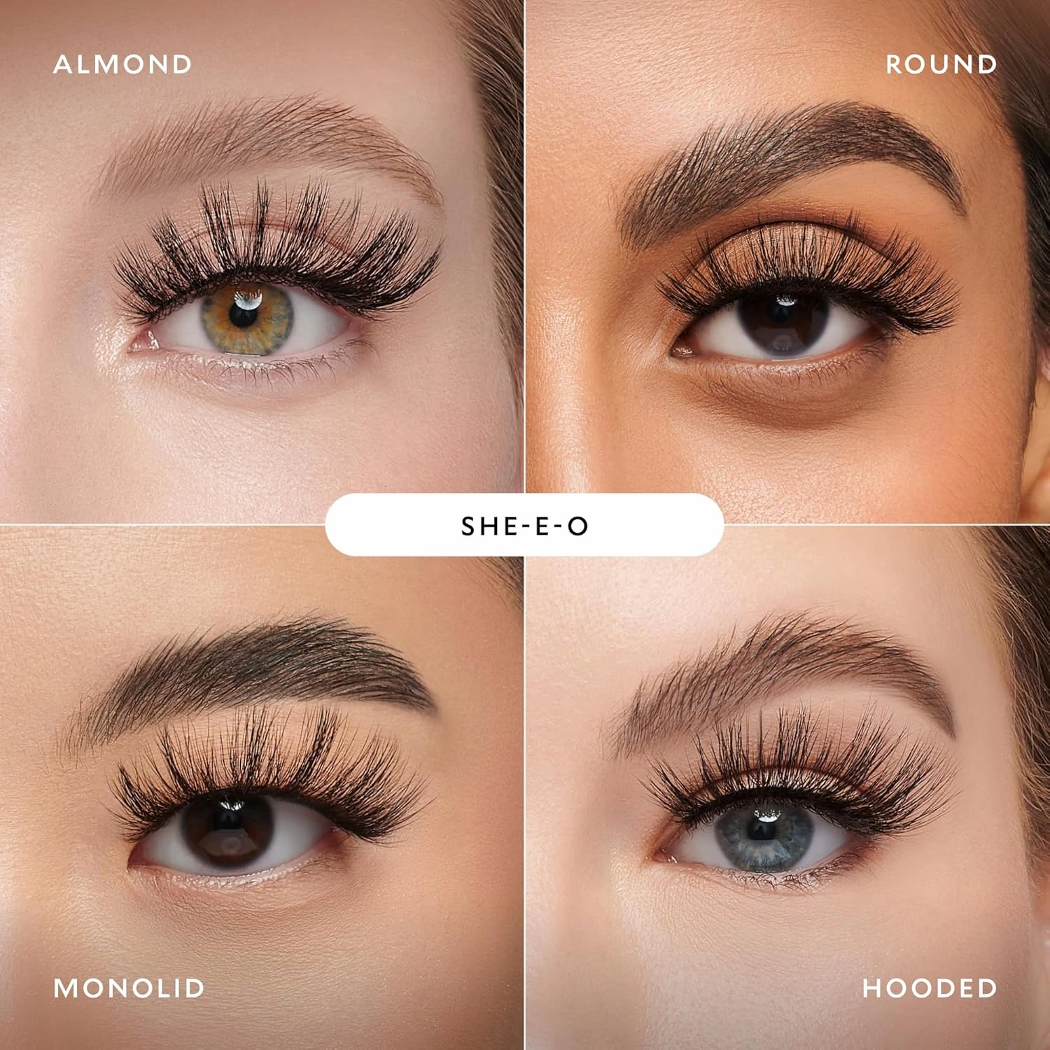 Velour Vegan Luxe Eyelashes, Luxurious Natural False Lashes, Lightweight, Reusable, Handmade Fake Lash Extensions, Wear up to 25 Times, 100% Vegan Mink, Soft and Comfortable, All Eye Shapes