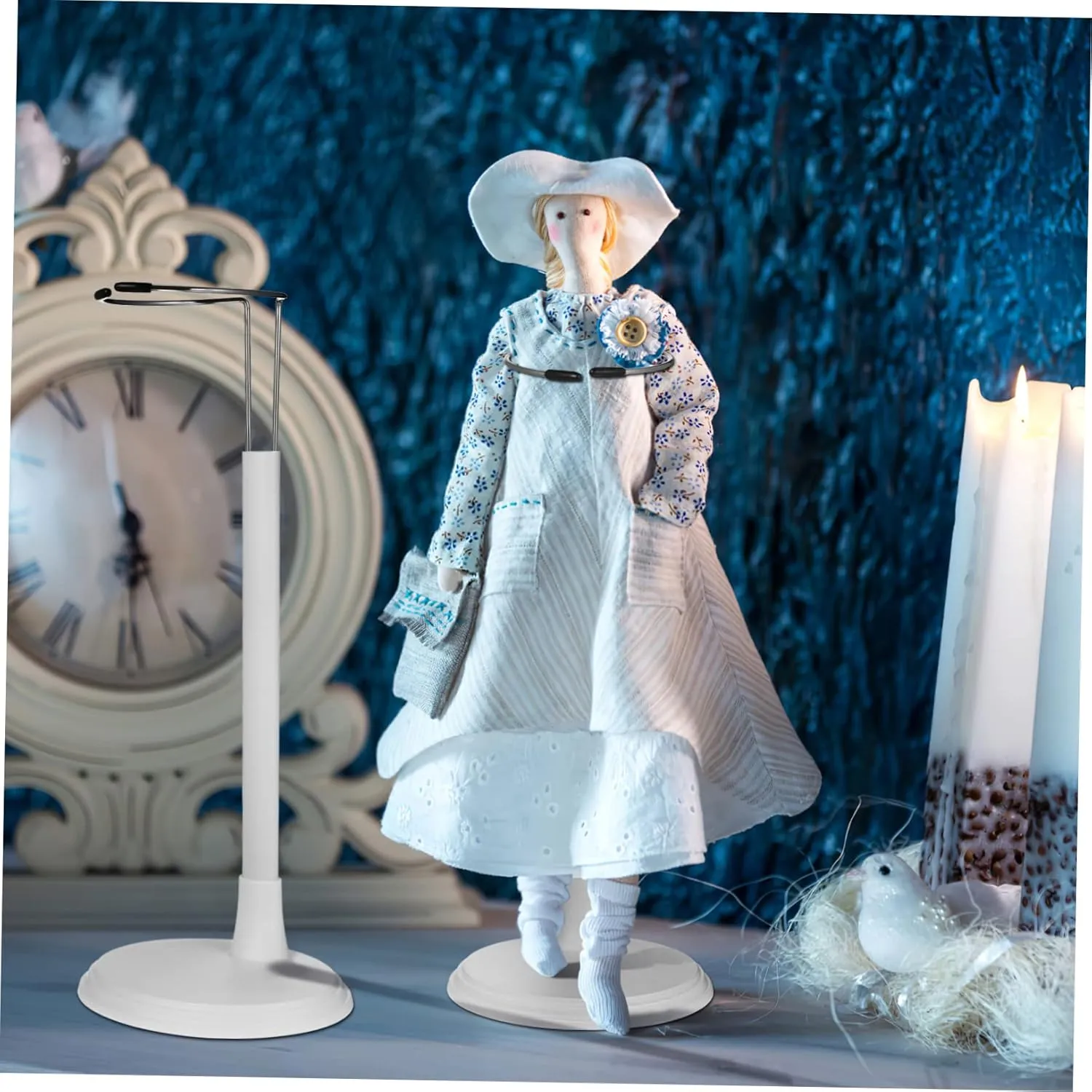 VICASKY 2sets Doll Furniture Stands Doll Storage Racks Action Figure Holders Display Brackets Home Shop 4pcs*2
