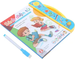Vietnamese English EBook, Children Early Educational Learning Toy, Reading Machine Toy, Safe Language Learning Wonderful Boys and Girls Kids (Yellow), Genericm05oqvc8zy-11