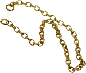 Viking Punk Biker Fine Solid Brass Large 9 Mm Thick Itlay Cuban Link Pattern Necklace Wallet Jean Lanyard Pocket Watch Chain Diy