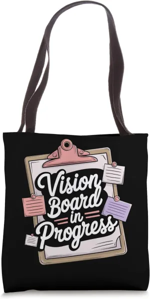 Vision Boarding Manifestation Goal Setting Dream Visualize Tote Bag