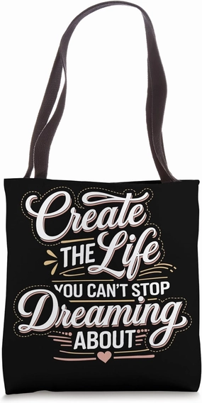 Vision Boarding Manifestation Goal Setting Dream Visualize Tote Bag