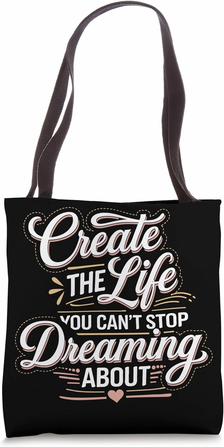 Vision Boarding Manifestation Goal Setting Dream Visualize Tote Bag