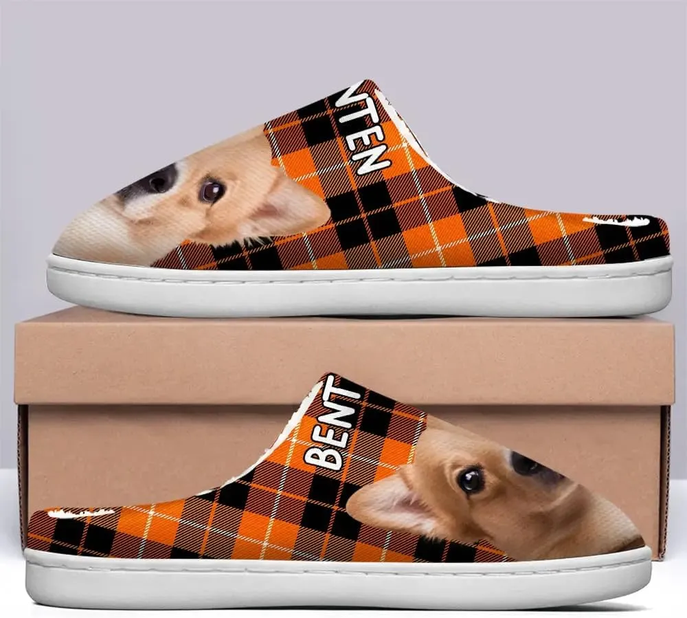 WANDER PRINTS Personalized Fluffy Slippers - Gift For Family, Besties