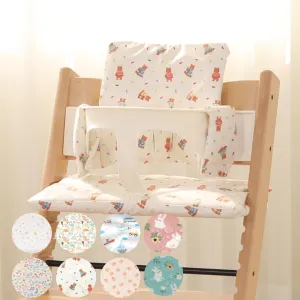 Waterproof & Compatible Stokke Tripp Trapp Cushion Set - Easy to Clean Newborn Set - 100% Cotton High Chair Cushion Set (Teddy Bear / 49.5 Counts)