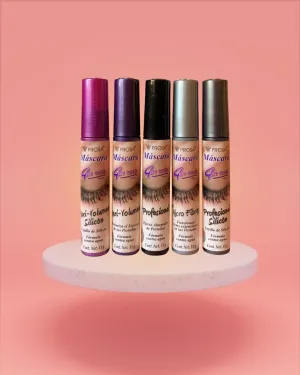 Waterproof Mascara for Voluminous Eyelashes: Smudge-Proof Volume & Length, Natural Makeup Formula | Affordable, Popular Fiber Mascara |Rimel de Pestañas Mexicano a Prueba de Agua