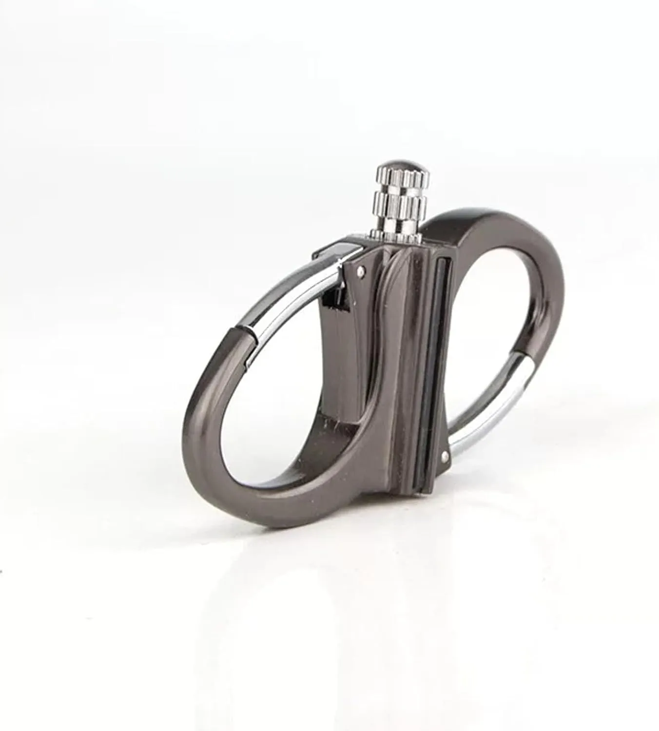 Waterproof Rechargeable Mini Keychain Lighter, Metal Keychain Reusable Survival Lighter for Cars and Houses Outdoor(2b)