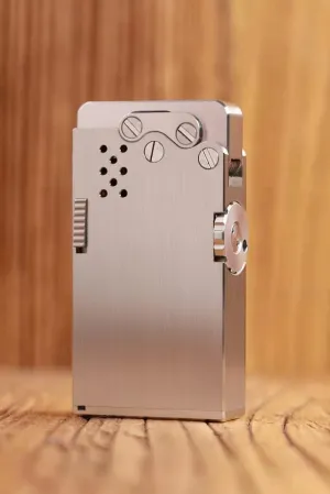 WDMART-US Advanced Titanium Alloy Automatic Lighter - Oil Soft Flame - Metal Open Flame, Titanium Alloy Limited Edition