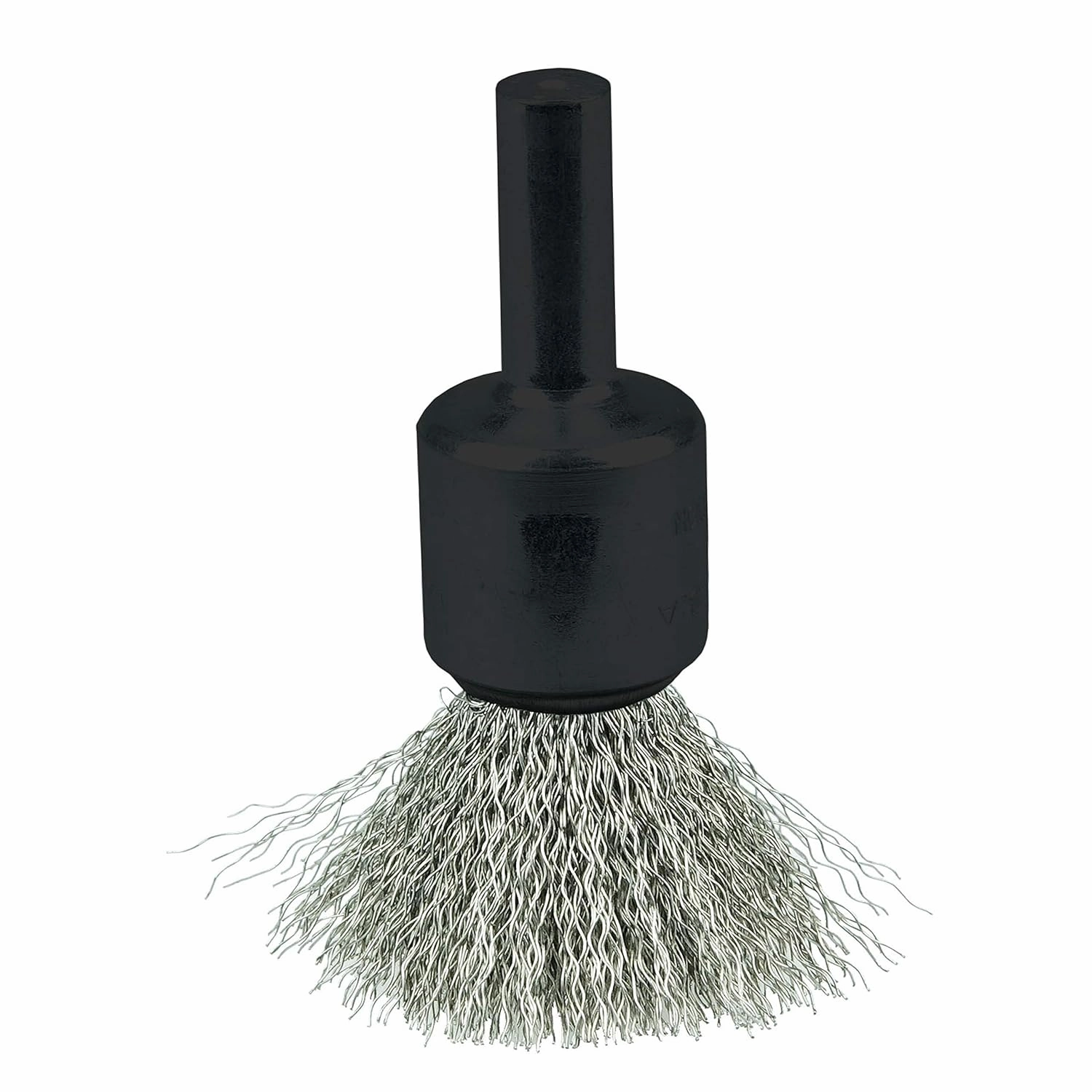 Weiler 10013 Crimped Wire End Brush 1/2", .006" Stainless Steel Fill, Made in the USA