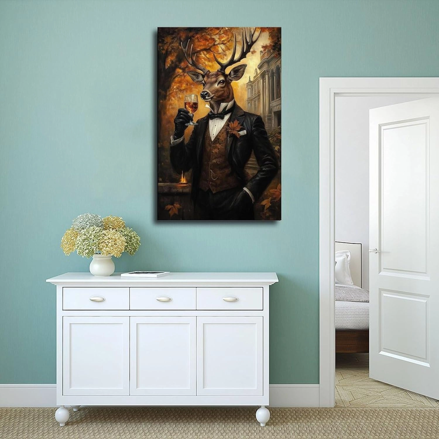 Well Dressed Stag Poster Victorian Portrait Whisky Art Prints（3）