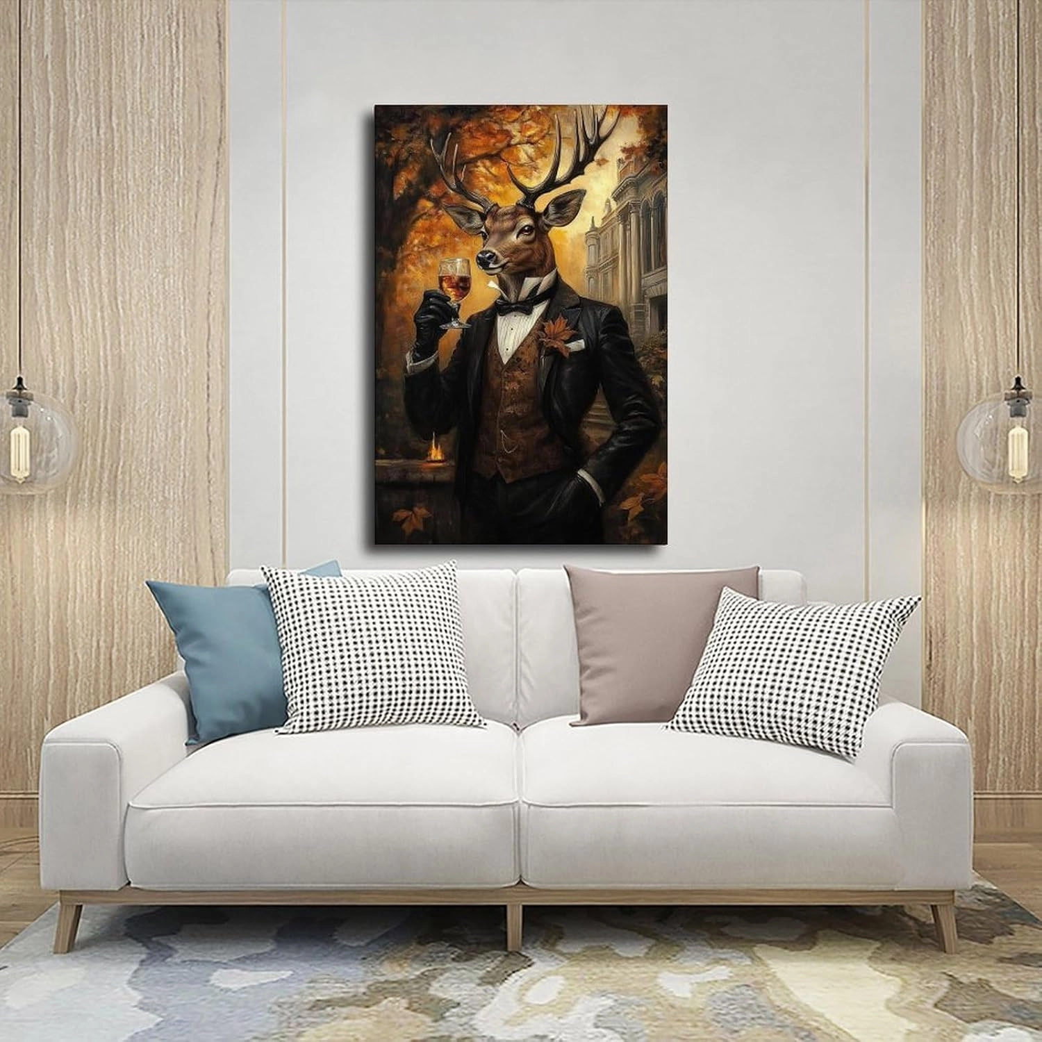 Well Dressed Stag Poster Victorian Portrait Whisky Art Prints（3）