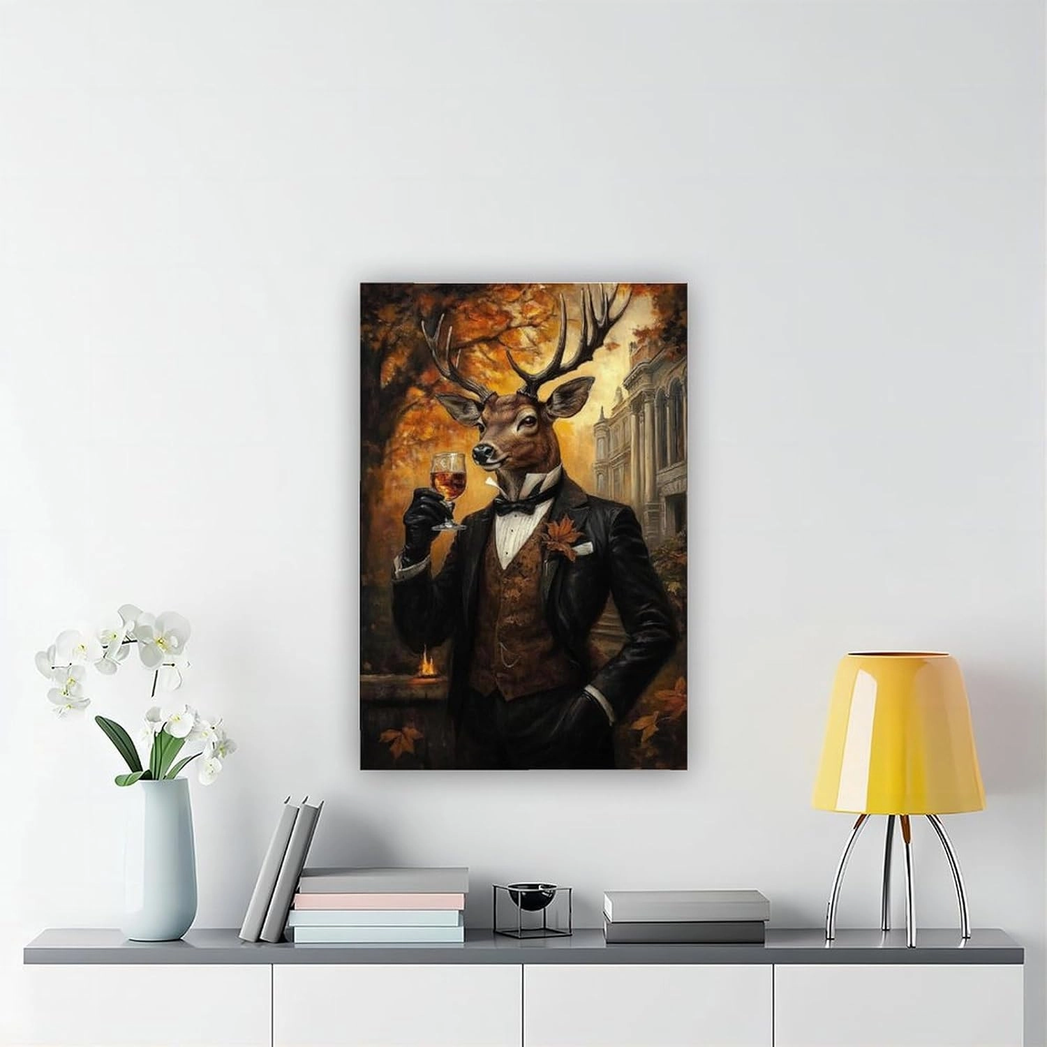 Well Dressed Stag Poster Victorian Portrait Whisky Art Prints（3）