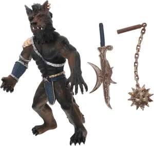Werewolf Soldier Model Realistic Werewolf Soldier Ornament for Decor for Playtime and Desktop Decoration Lightweight and