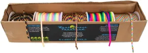 West Coast Paracord 550lb Paracord Variety Supplies – Type III Paracord Box Set – 100 Foot Spools of 5 Colors