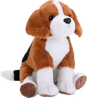 Wild Republic Beagle, Paws and Claws, Stuffed Animal, 12 inches, Gift for Kids, Plush Toy, Fill is Spun Recycled Water Bottles