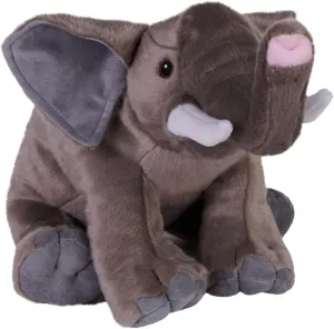 Wild Republic Cuddlekins Eco African Elephant, Stuffed Animal, 12 Inches, Plush Toy, Fill is Spun Recycled Water Bottles, Eco Friendly
