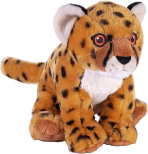 Wild Republic Cuddlekins Eco Cheetah Cub, Stuffed Animal, 12 Inches, Plush Toy, Fill is Spun Recycled Water Bottles, Eco Friendly