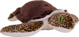 Wild Republic Cuddlekins Eco Green Sea Turtle, Stuffed Animal, 12 Inches, Plush Toy, Fill is Spun Recycled Water Bottles, Eco Friendly