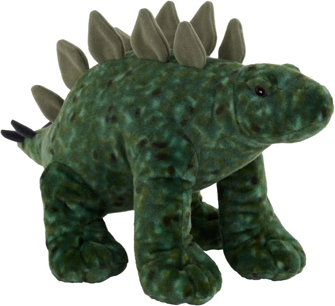 Wild Republic Cuddlekins Eco Stegosaurus, Stuffed Animal, 12 Inches, Plush Toy, Fill is Spun Recycled Water Bottles, Eco Friendly