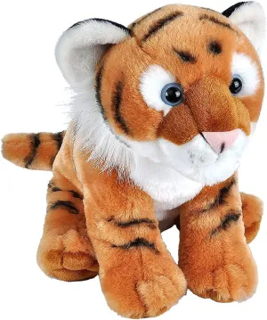 Wild Republic Cuddlekins Eco Tiger Cub, Stuffed Animal, 12 Inches, Plush Toy, Fill is Spun Recycled Water Bottles, Eco Friendly