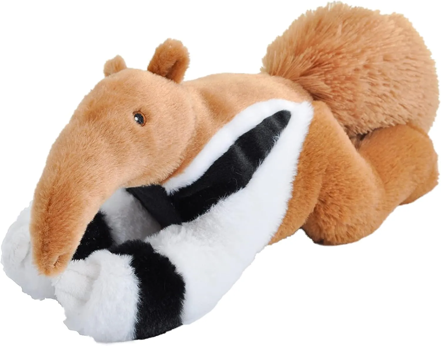 Wild Republic Ecokins Mini, Anteater, Stuffed Animal, 8 inches, Gift for Kids, Plush Toy, Made from Spun Recycled Water Bottles, Eco Friendly, Child’s Room Décor