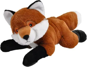 Wild Republic Ecokins, Red Fox, Stuffed Animal, 12 inches, Gift for Kids, Plush Toy, Made from Spun Recycled Water Bottles, Eco Friendly, Child’s Room Decor