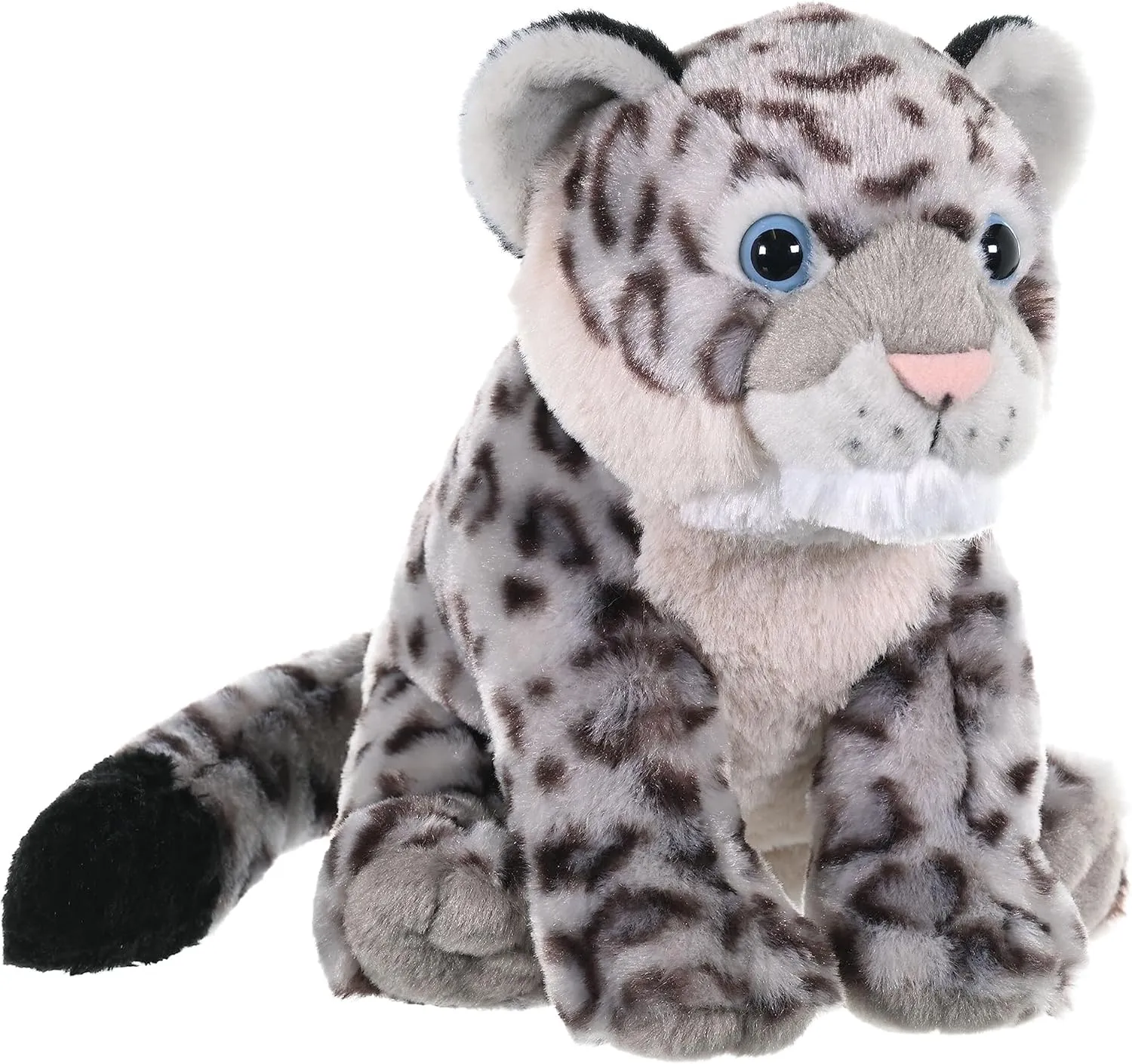 Wild Republic Snow Leopard, Cuddlekins, Stuffed Animal, 12 inches, Gift for Kids, Plush Toy, Fill is Spun Recycled Water Bottles