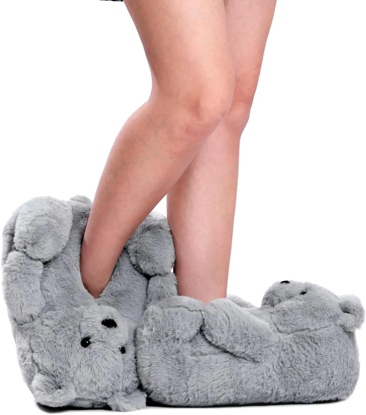 Women's Teddy Bear Slippers Mom Gift Slippers Cozy Women Fuzzy Indoor House Shoes Fun Costume for Adults Cute Animal Slides for Women Her Birthday Valentine's Gift Ideas